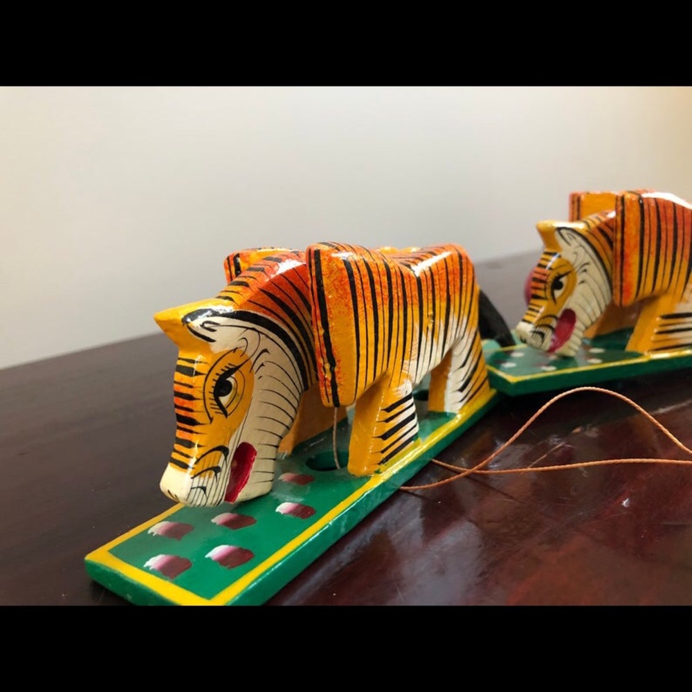Vintage South Asian Eating Tiger Toy - Picture 7 of 15